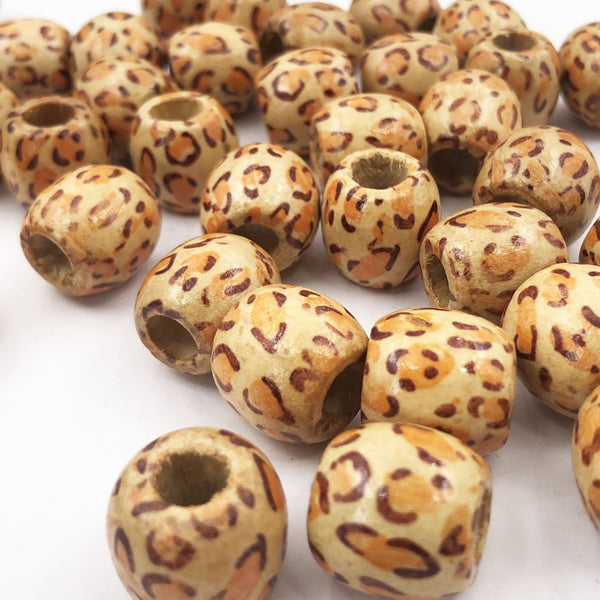 Macrame Wooden Beads Leopard (3 Variants)