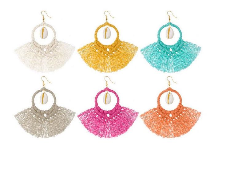 Macrame Earring Salvador (6 Colors)