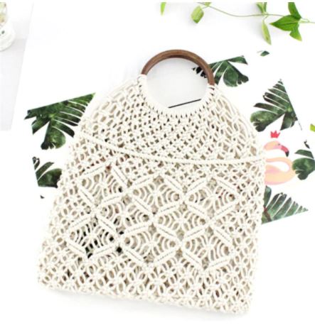 Macrame Hand Bag Spain (2 Models & 7 Colors)